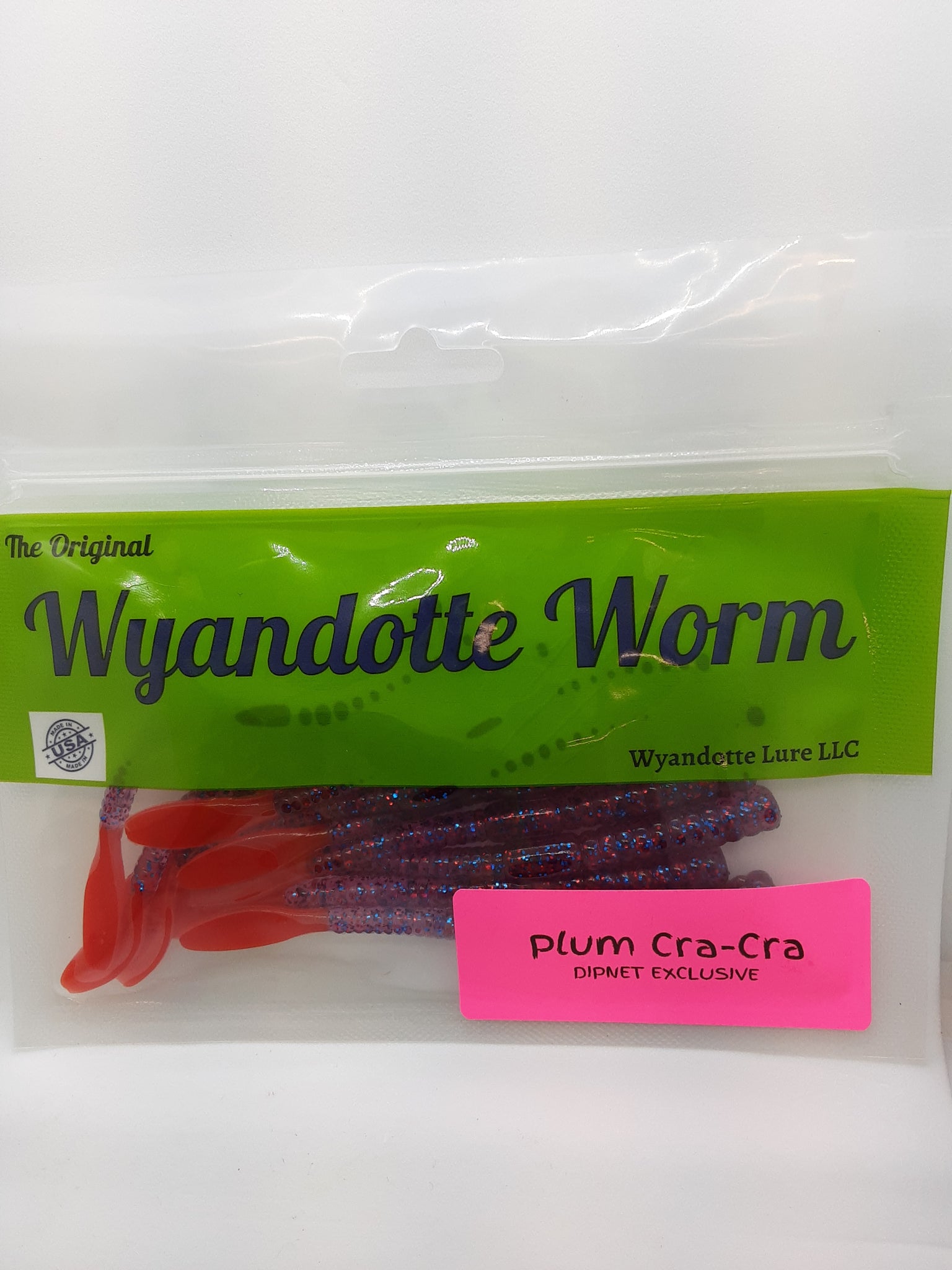 4 Wyandotte Worms Two-Tone Color, TWO Packs of Same Color, Made in USA  #WDW