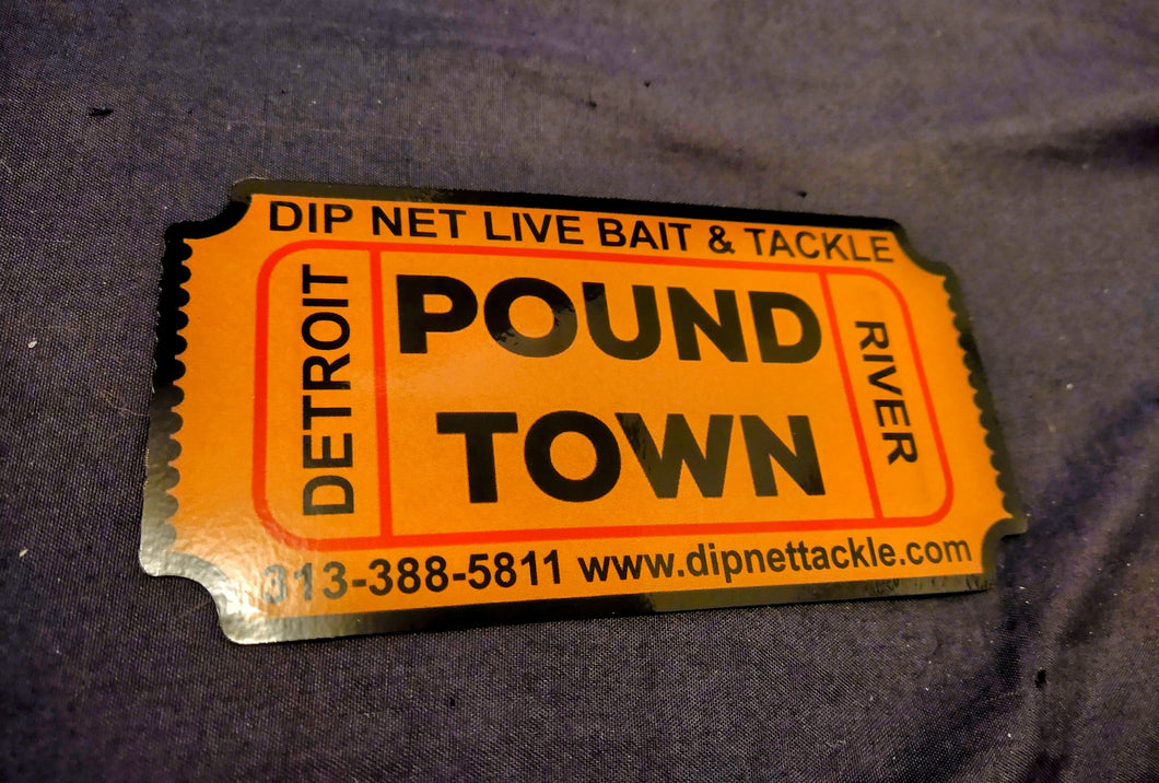 Pound Town Sticker